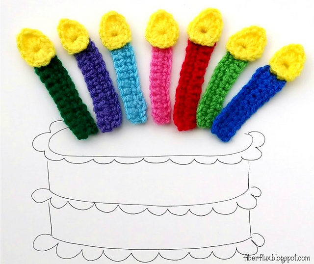 Birthday Candle Applique