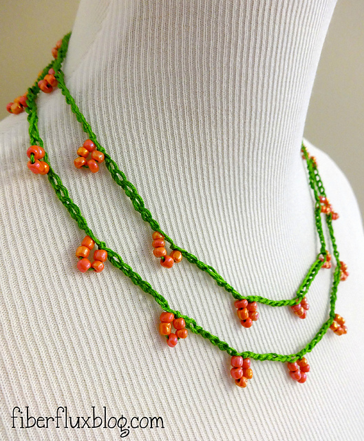 Coral Blossom Necklace
