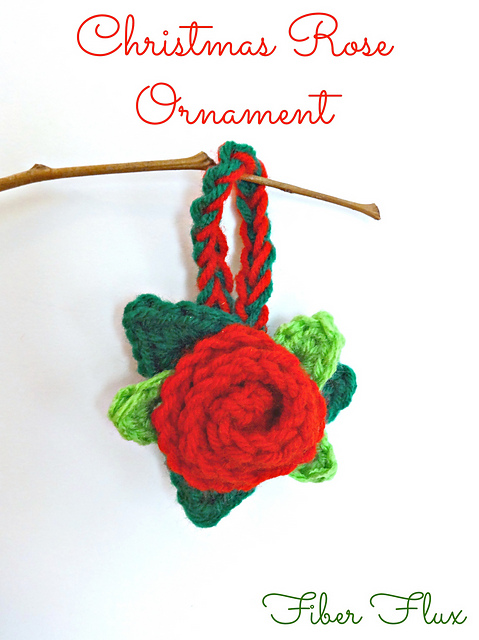 Christmas Rose Ornament
