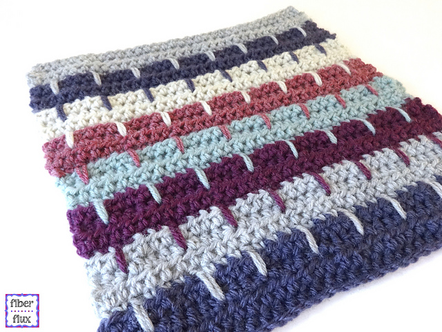 Spiked Stripes Square