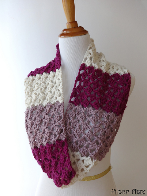 Raspberry Buttercream Infinity Scarf