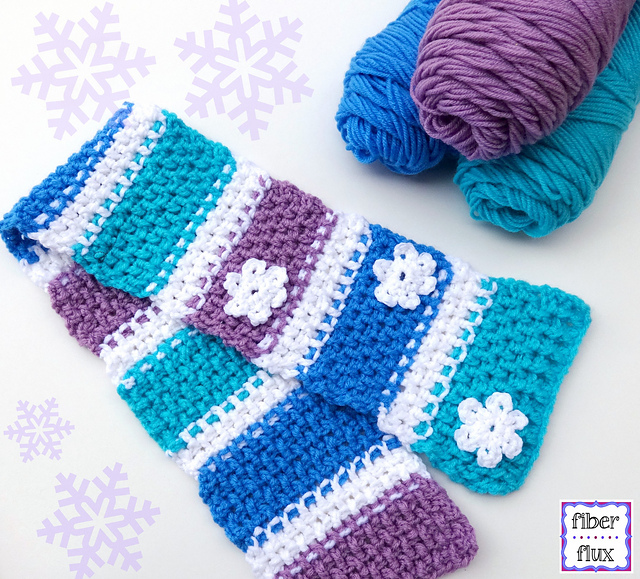 Snowy Princess Scarf