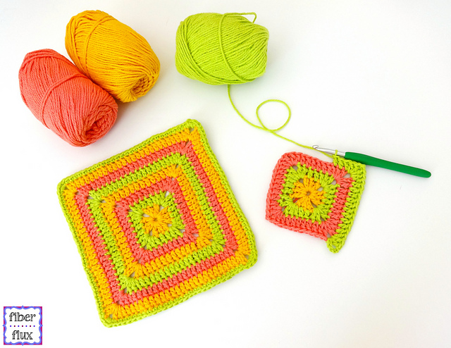 Tropical Punch Dishcloth