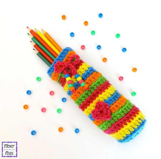 Candy Stripe Pencil Case