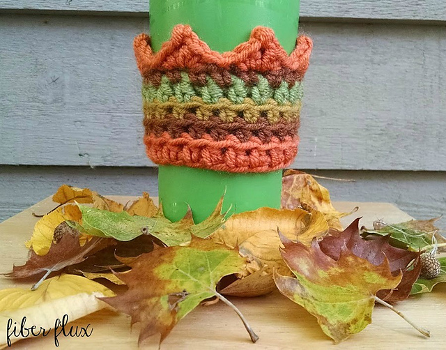 Pumpkin Patch Coffee Cozy