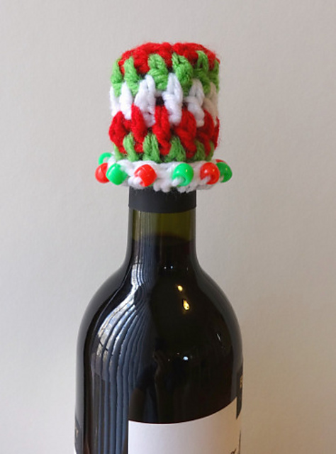 Festive Wine Bottle Topper