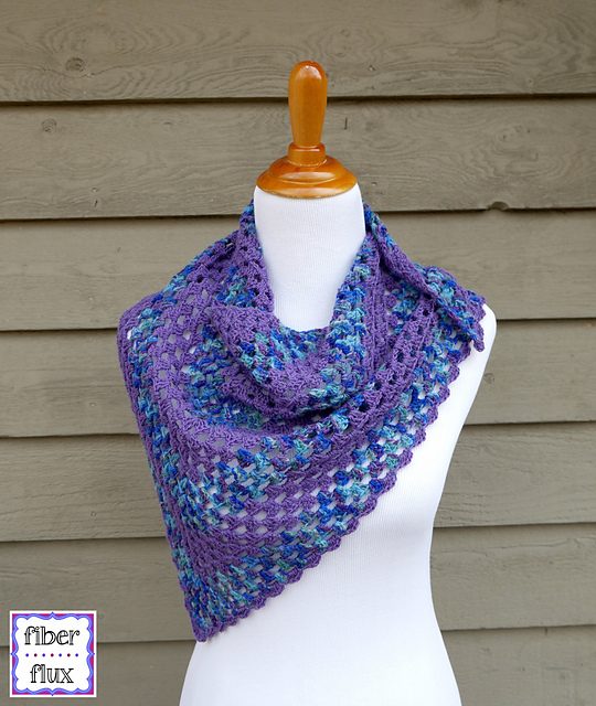 Larkspur Shawlette