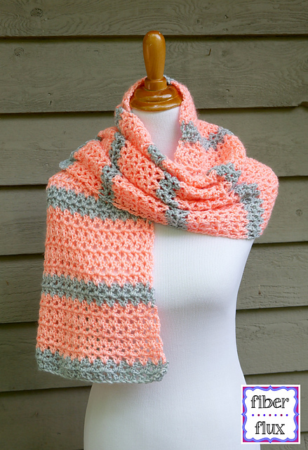 Tangerine Waves Wrap