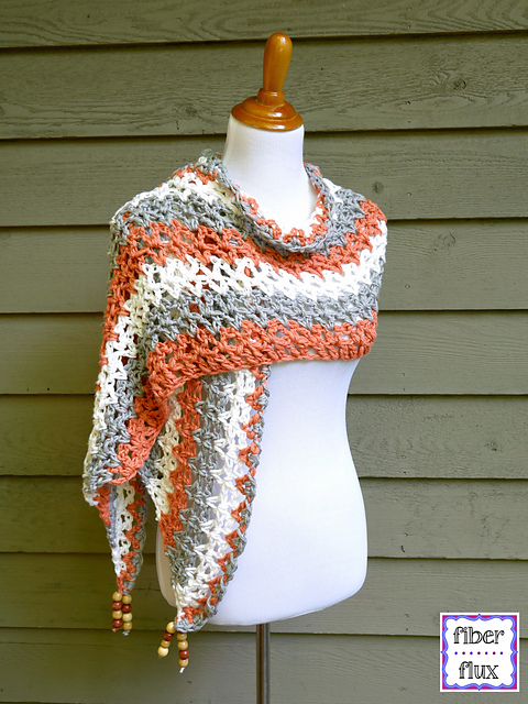 Ravelry: Tidepool Wrap pattern by Fiber Flux / Jennifer Dickerson