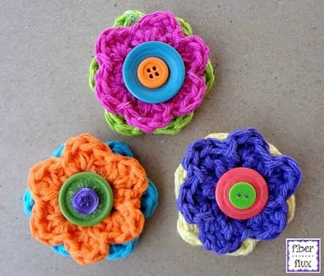 Button Flowers