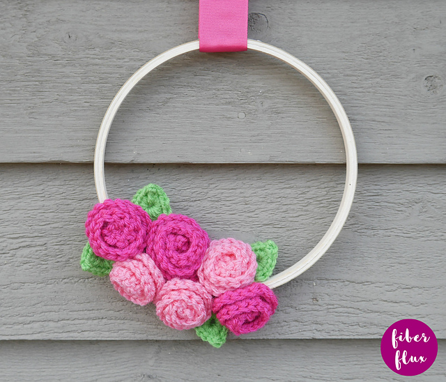 Rose Bouquet Hoop Wreath