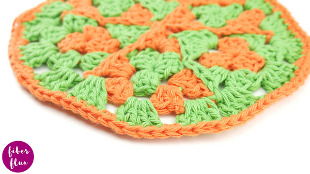 Circle of Triangles Dishcloth