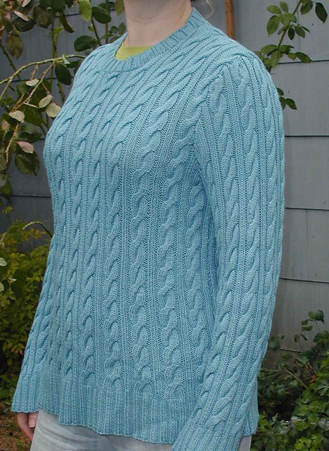 #27 Cabled Pullover/Cashmere Turtleneck