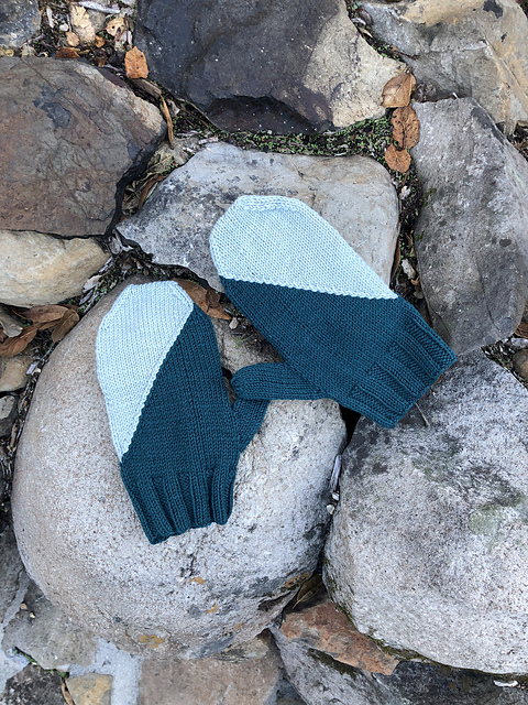 Color Block Mittens