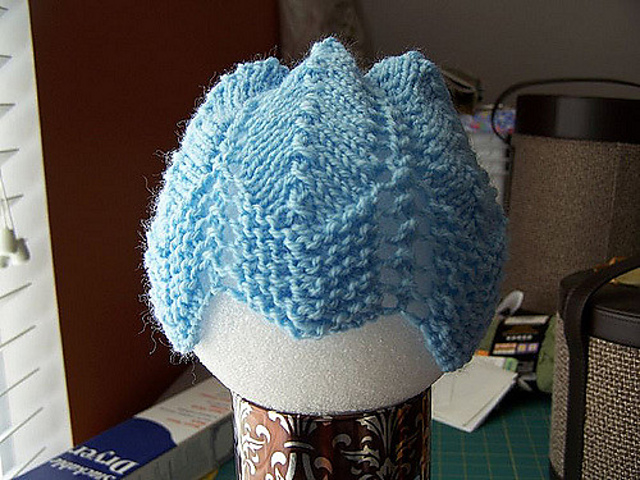 Chicly Chevroned "Broadway" Hat