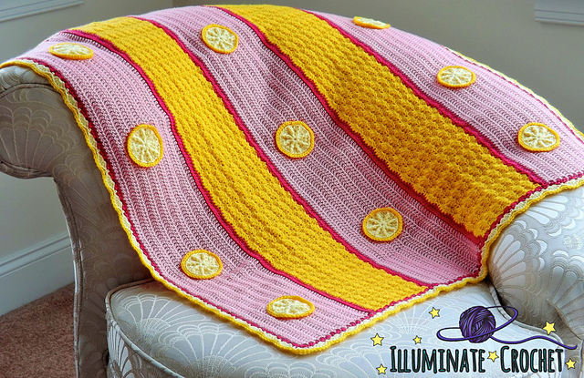 Pink Lemonade Baby Blanket