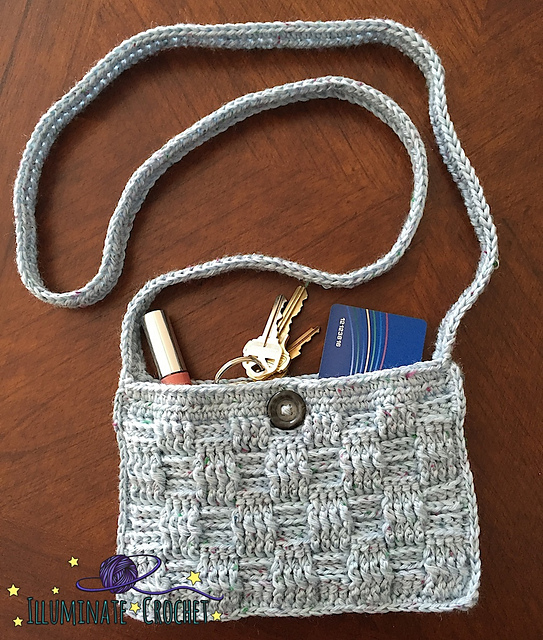 Carefree Basketweave Crossbody Bag