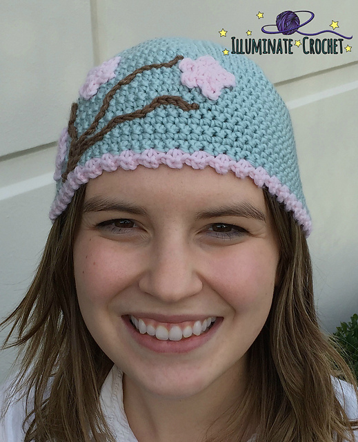 Snow Blossom Beanie