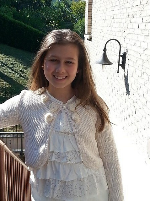 girl's shrug