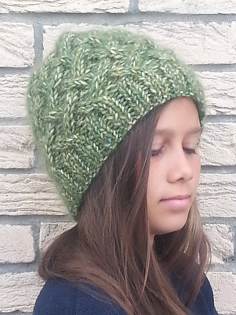 double cable hat