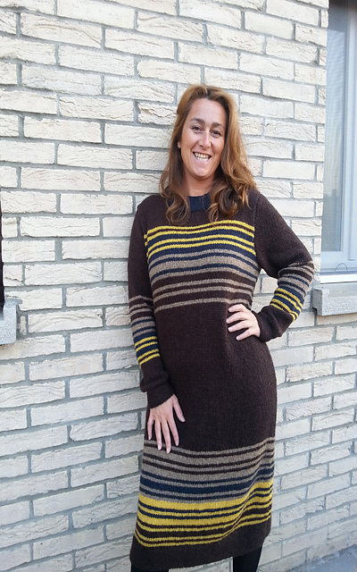 Lima striped dress