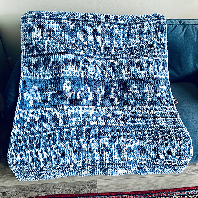 Toadstool Scandinavian Blanket