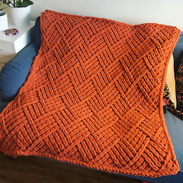 Ravelry Parquet Squares Blanket pattern by I Love My Blanket