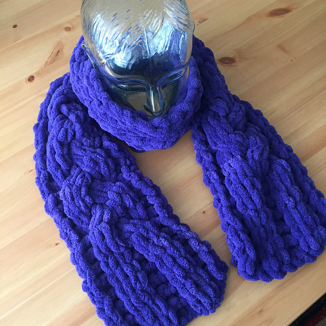 Slip and Slide Cable Scarf