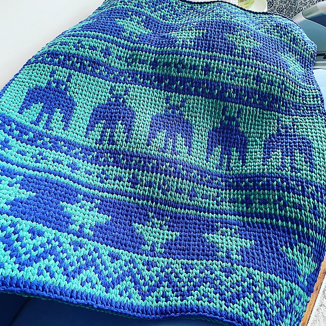 Mothman Scandinavian Blanket