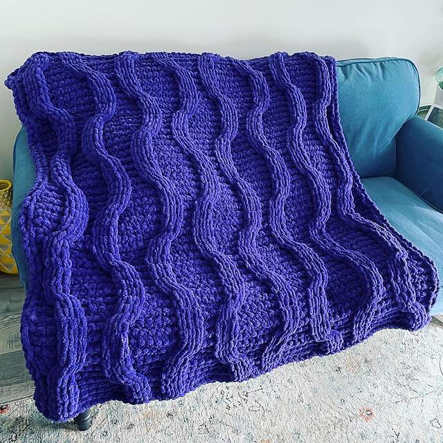 Ravelry: Squishy Squiggle Blanket pattern by I Love My Blanket