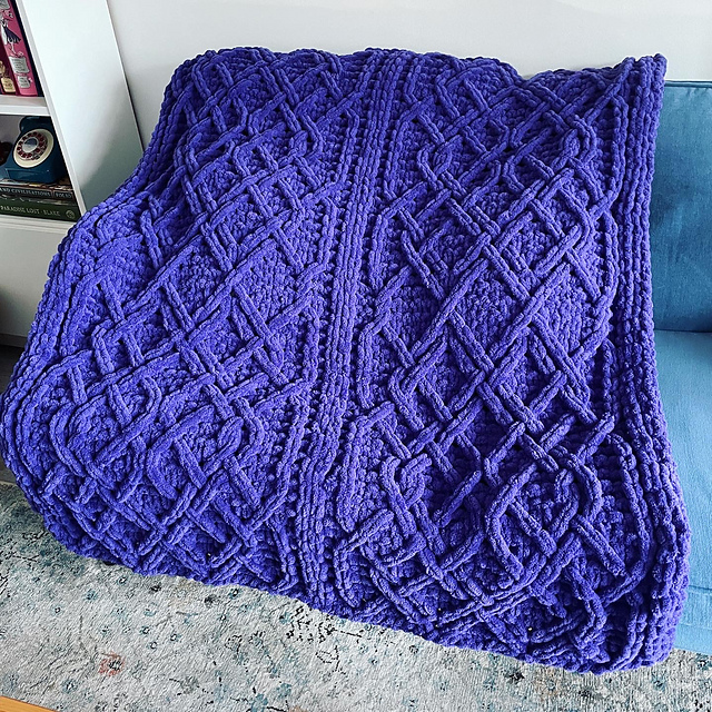 Ravelry Celtic Tapestry Blanket pattern by I Love My Blanket