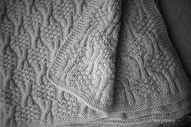 #29 Block and Cable Throw