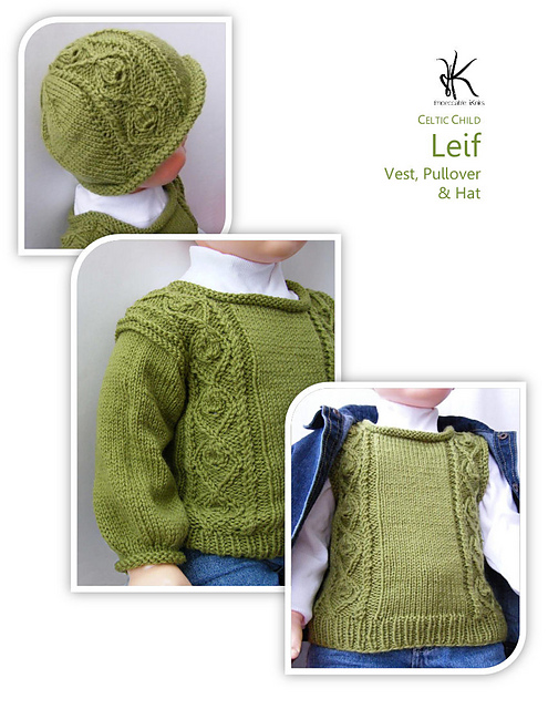Leif Vest, Pullover and Hat
