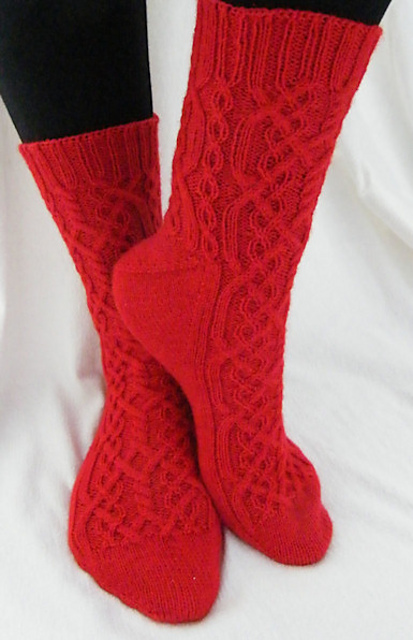 Cranberry Cordial Socks