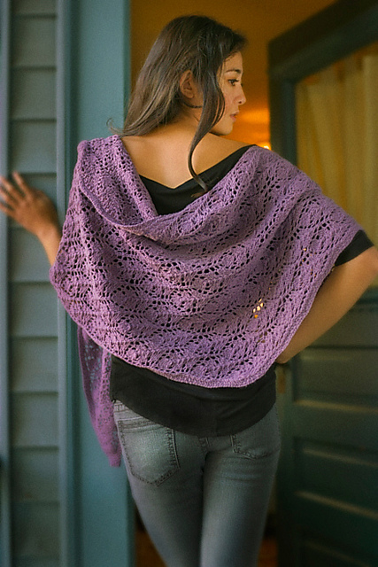 Rhombus Feather Shawl