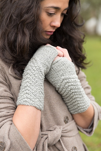 Chevron Fingerless Gloves