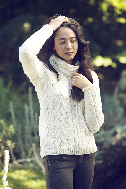 Frances Cabled Pullover