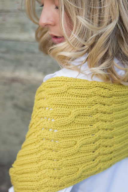 Warm Cable Scarf and Cowl