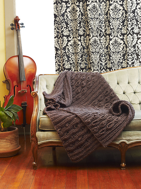Heirloom Pencil Roving Throw