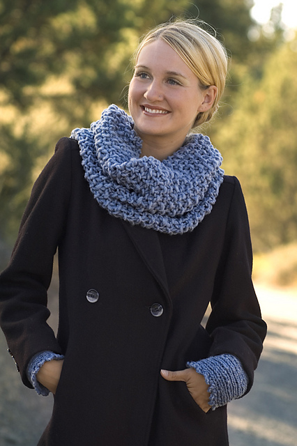 Cowl-Hood and Cuff Set