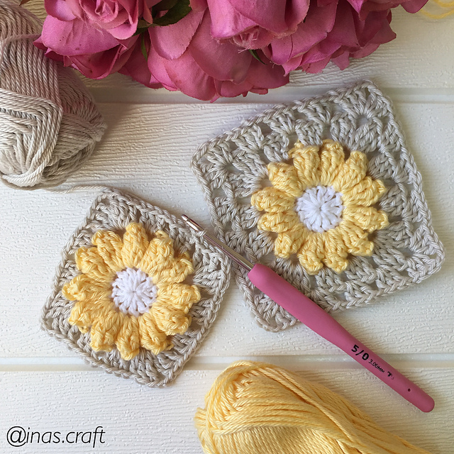 Daisy Granny Square