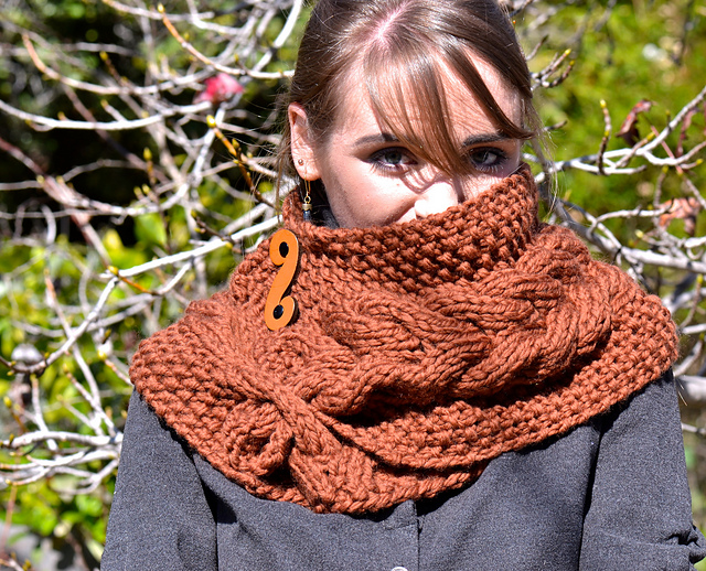 Winter Cable Scarf