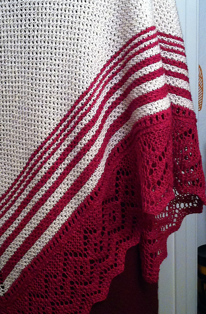 Shawl Bordo