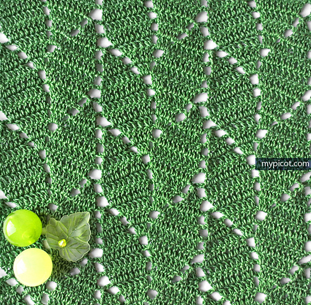 2060 Laurel leaf stitch