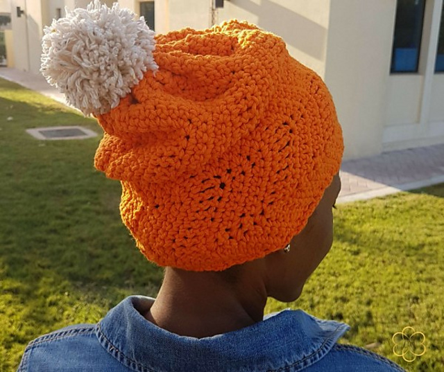 Ripples Slouchy Beanie