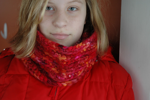 Roving Cowl Crocheted Version