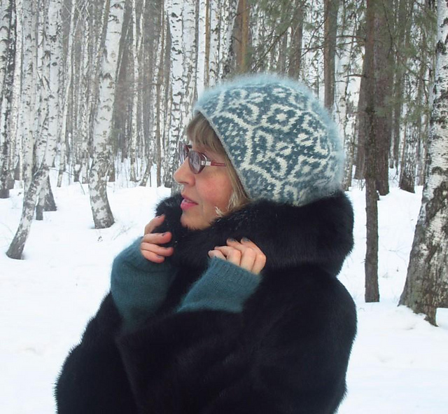 Ice Flowers Hat
