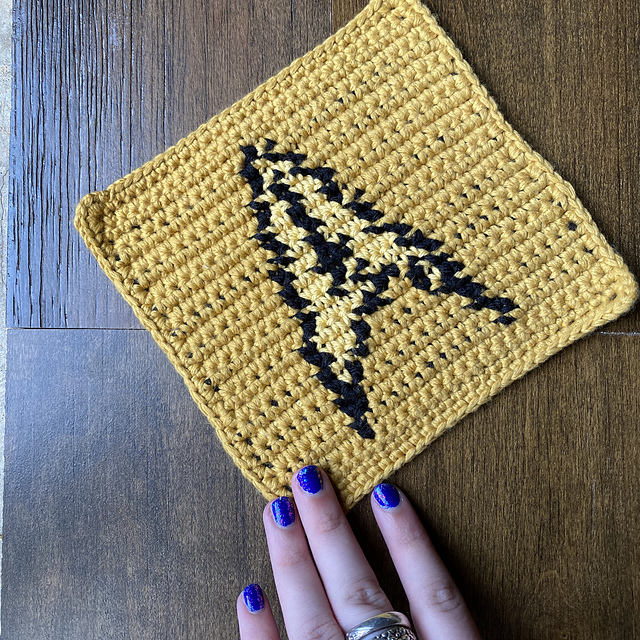 The Final Frontier Mug Rug - The Command Emblem