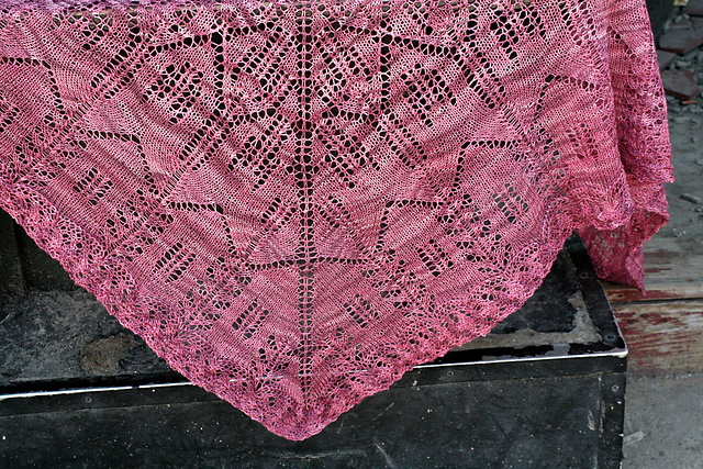 Wisteria Garden Shawl