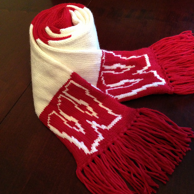 University of Wisconsin Striped Scarf Kit